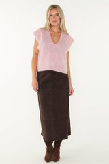 Second Female Noormie Suede skirt