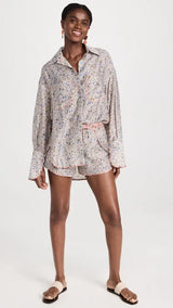 SABINA MUSAYEV Adira Top , Sage Print