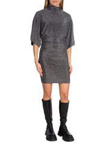 SECOND FEMALE Talin Mini Dress - Silver