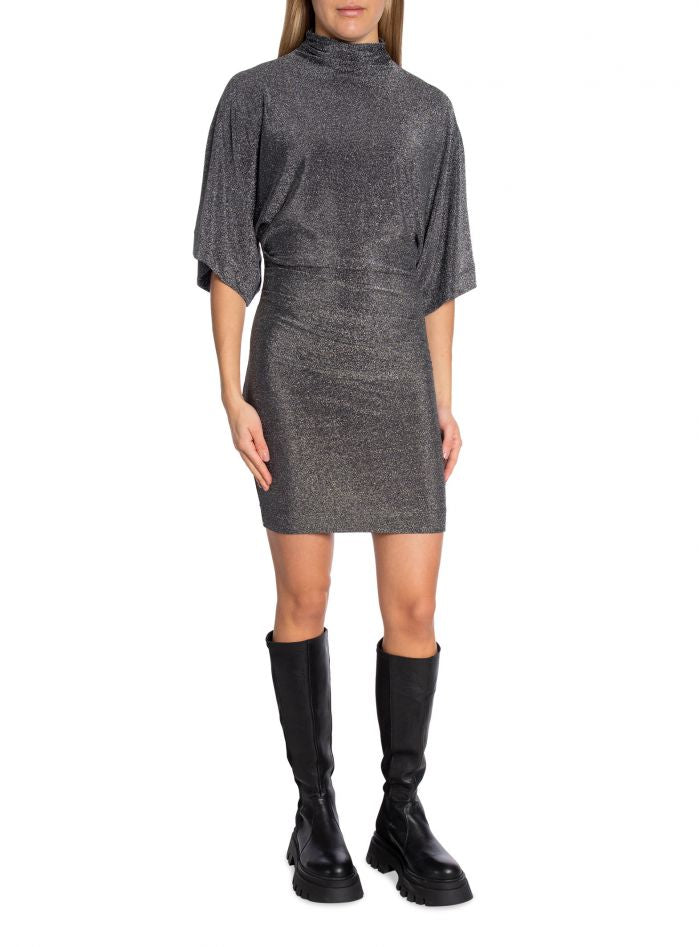 SECOND FEMALE Talin Mini Dress - Silver