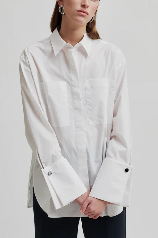 Second Female Calico Shirt,White