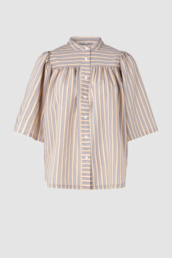 SECOND FEMALE Mare Smock Shirt - Brunnera Blue