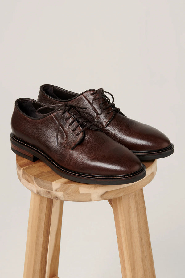 Christian Kimber Flinders Derby Shoe - Chocolate Leather