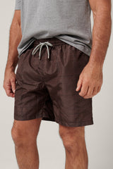 CChristian Kimber, Rose Bay Swim Shorts, Chocolate