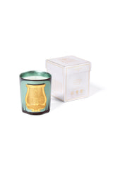 Trudon Fir Classic Candle 270g beside its pale gift box