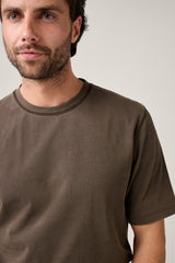 Christian Kimber Coolum T-Shirt - Vintage Washed Chocolate
