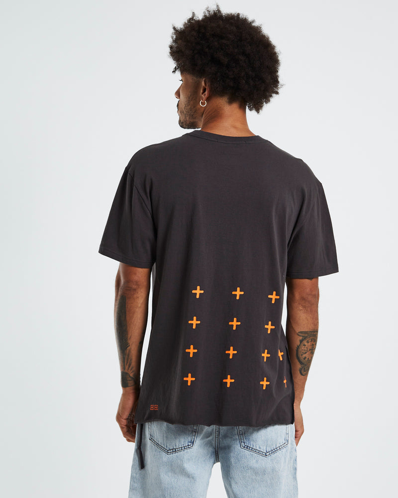 KSUBI Spiral Biggie SS Tee - Faded Black