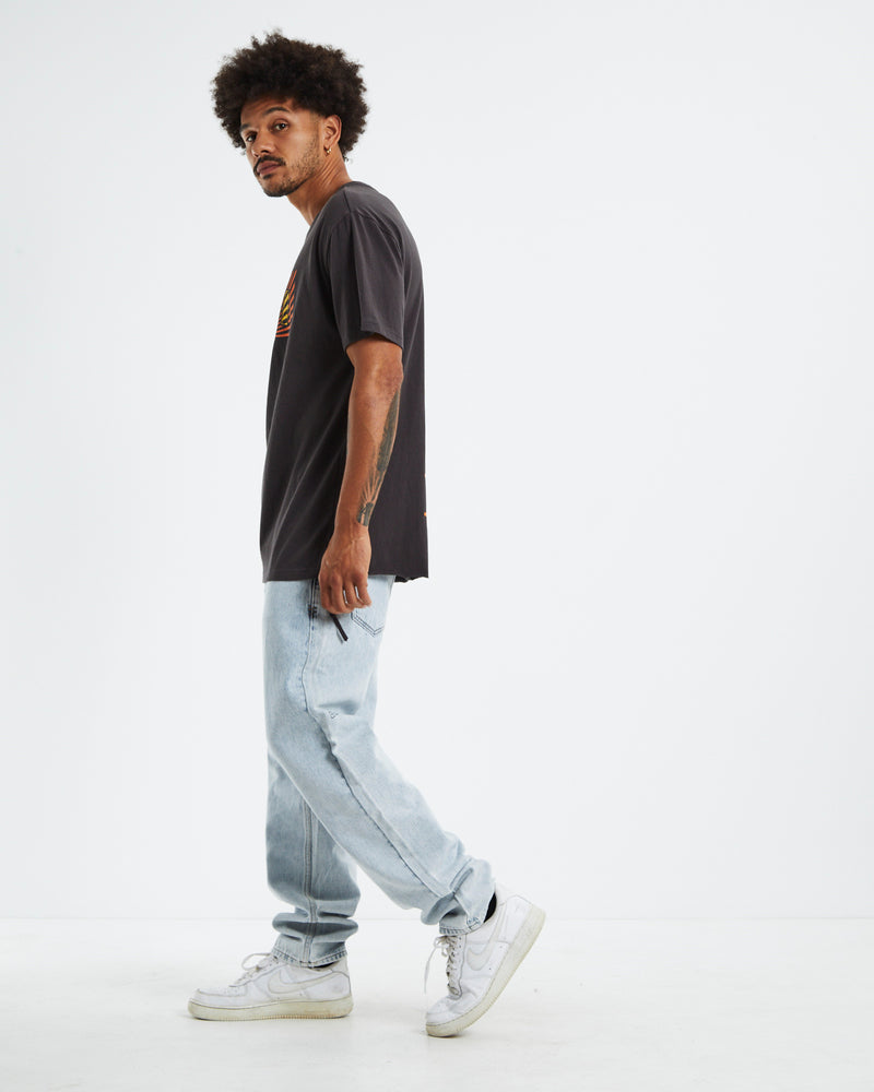 KSUBI Spiral Biggie SS Tee - Faded Black