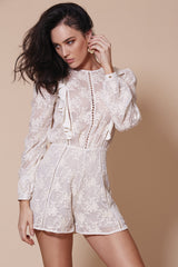 WINONA- Havana Long Sleeve Playsuit