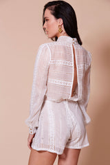WINONA- Alhambra Playsuit - White Lace