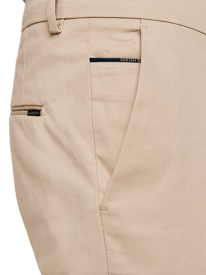 SCOTCH & SODA Mott Stretch Chinos - Sand