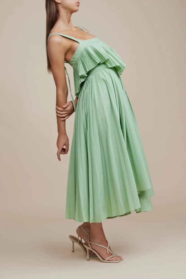 ACLER Hale Dress - Foam Green