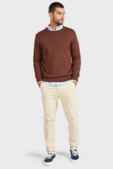 ACADEMY BRAND Merino Crew - Bison