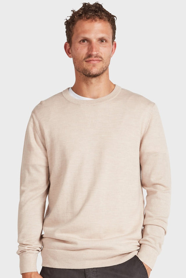 ACADEMY BRAND Merino Crew - Natural