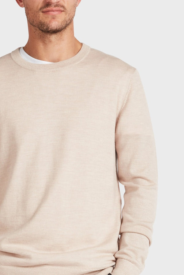 ACADEMY BRAND Merino Crew - Natural