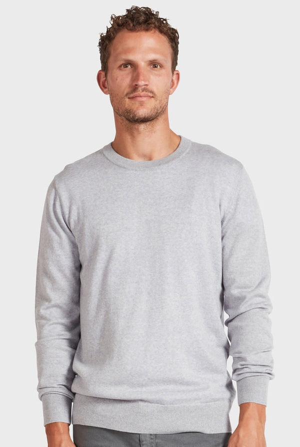 ACADEMY BRAND Merino Crew - Silver