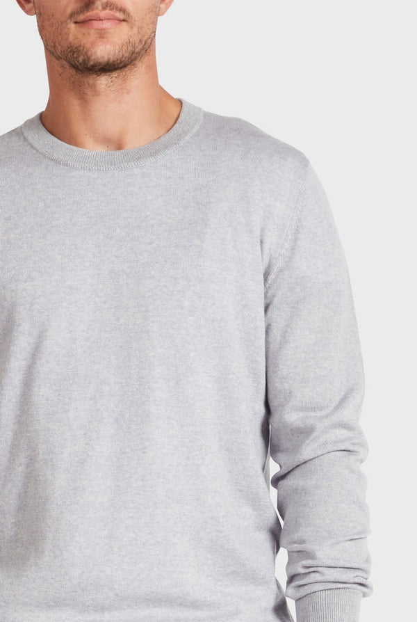 ACADEMY BRAND Merino Crew - Silver