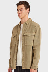 ACADEMY BRAND Essential Overshirt, Dune Green