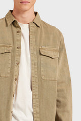 ACADEMY BRAND Essential Overshirt, Dune Green