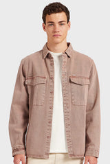 ACADEMY BRAND Essential Overshirt - Rose Tan