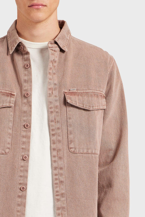 ACADEMY BRAND Essential Overshirt - Rose Tan