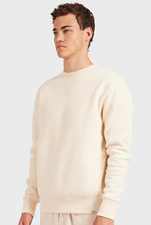 ACADEMY BRAND Crew Sweat, Milk