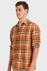 ACADEMY BRAND Denver Shirt , Orange Check