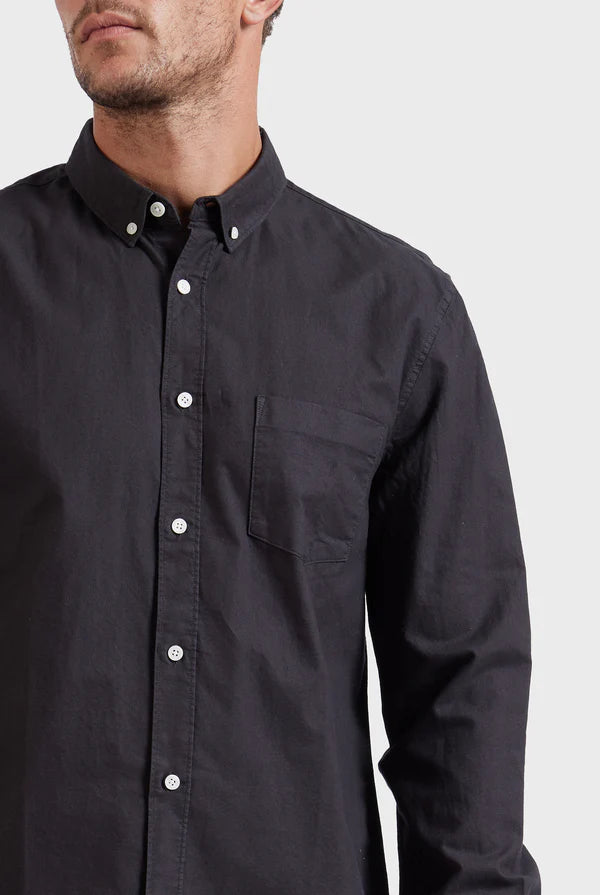 ACADEMY BRAND Vintage Oxford Shirt - Washed Black
