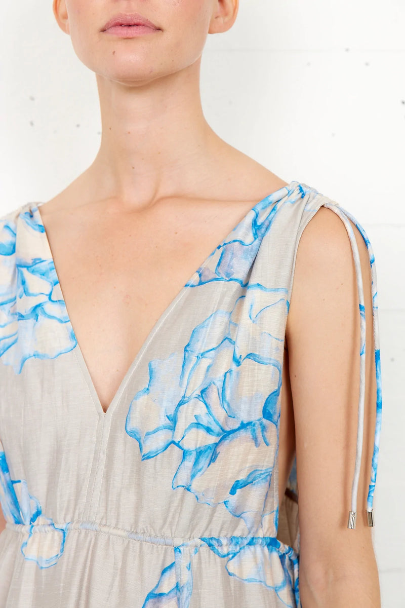 SECOND FEMALE Berit Dress - Silver Lining