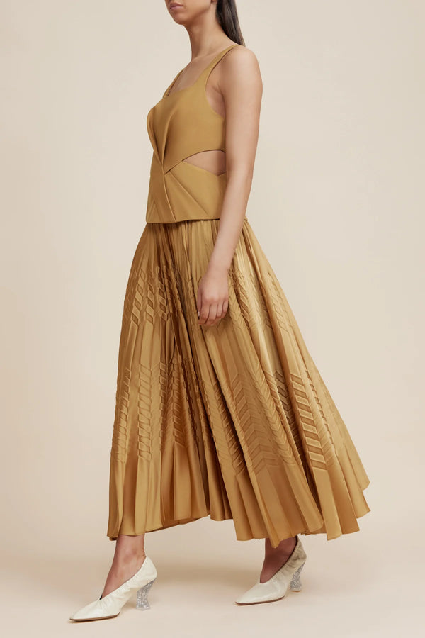 ACLER Chester Dress - Caramel