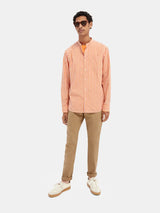 Scotch and Soda, collarless stripe shirt, Combo B