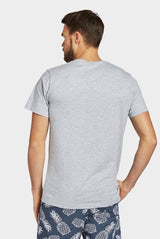 The Academy Brand, Basic Crew Tee, Grey Marle