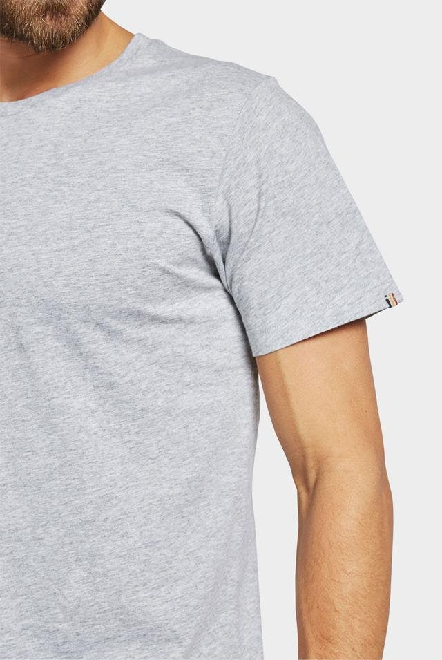 The Academy Brand, Basic Crew Tee, Grey Marle