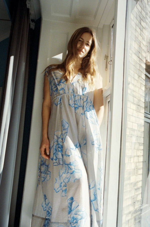 SECOND FEMALE Berit Dress - Silver Lining