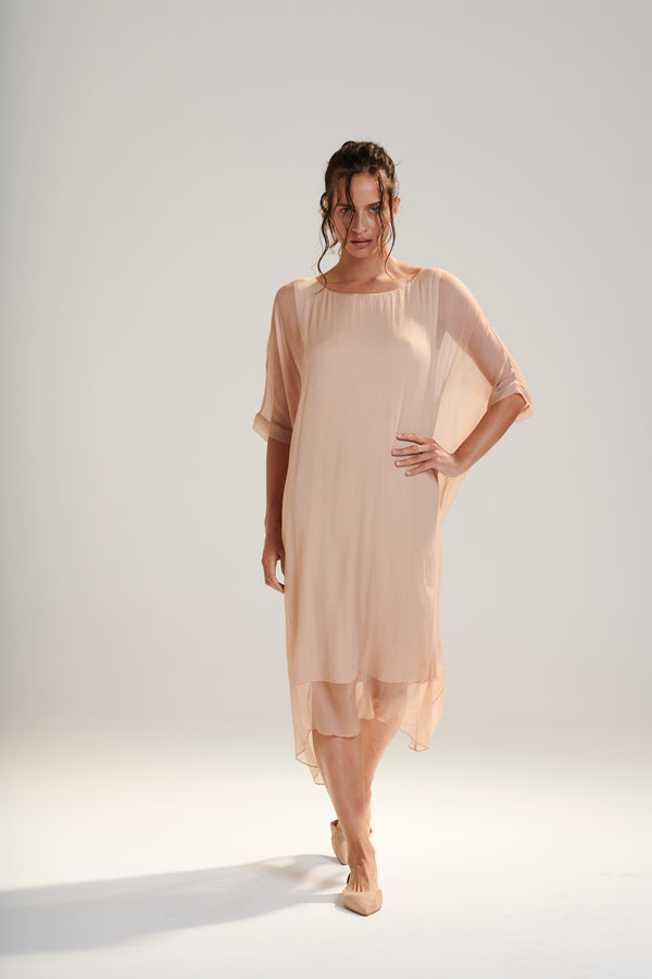 Charmae - Vanyar Crinkle Tunic - Nudekiss