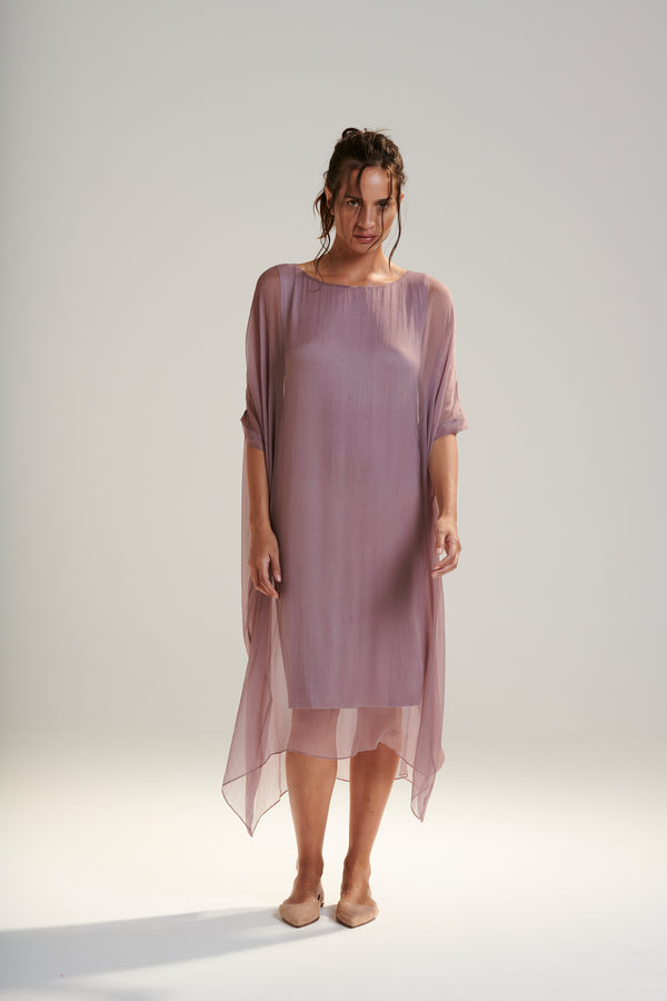 Charmae - Vanyar Crinkle Tunic - Orchid Fade