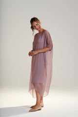 Charmae - Vanyar Crinkle Tunic - Orchid Fade