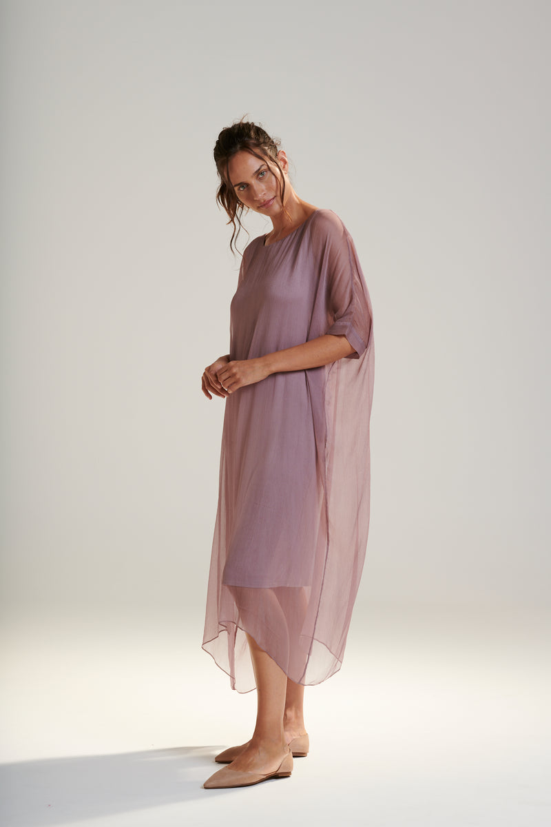 Charmae - Vanyar Crinkle Tunic - Orchid Fade