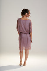 Charmae - Vanyar Crinkle Tunic - Orchid Fade