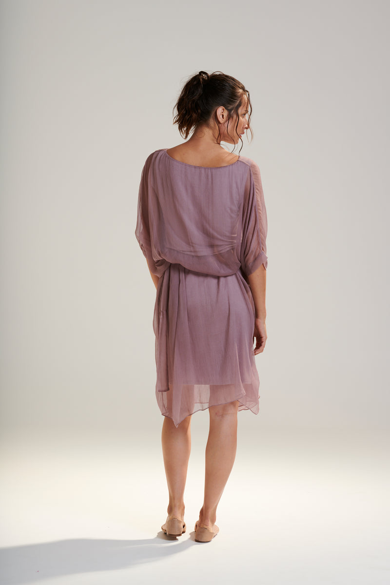 Charmae - Vanyar Crinkle Tunic - Orchid Fade