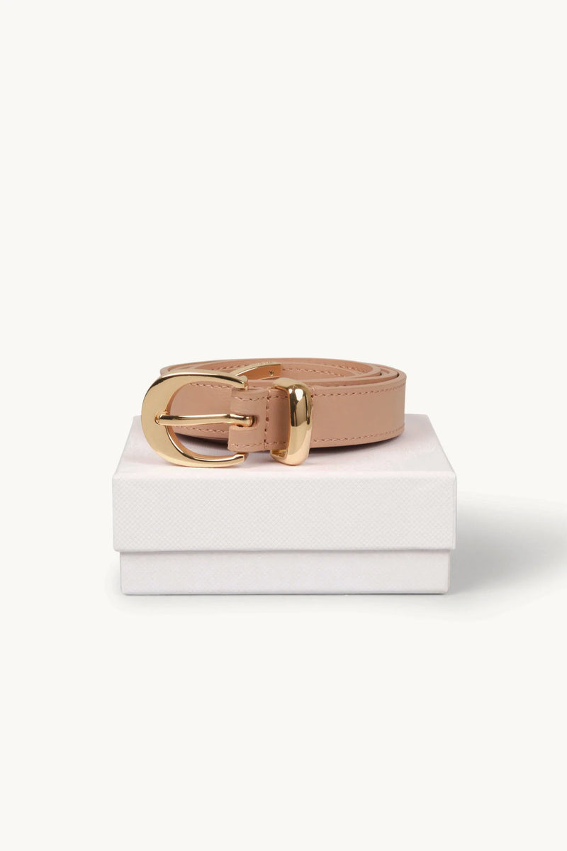 DYLAN KAIN The Isla Belt - Fawn/Light Gold