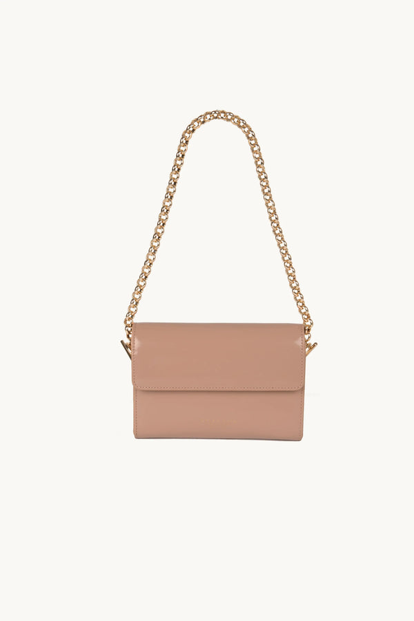 DYLAN KAIN The Juicy Patent Wallet - Fawn/Light Gold