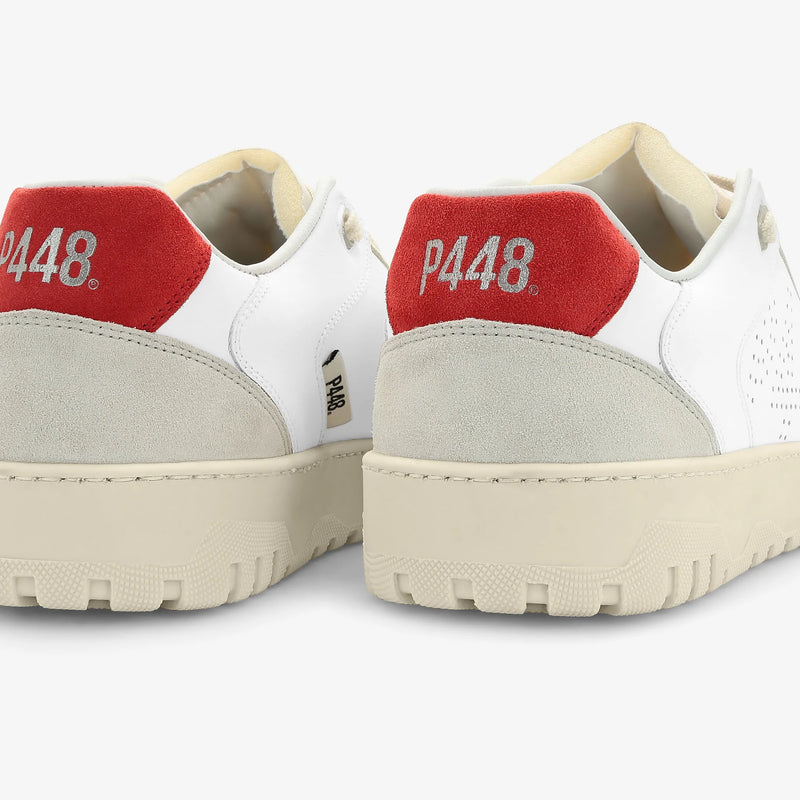 P448 Mens Mason White Red