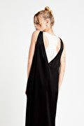 Ottod'Ame, Midi Dress, Black & Cream