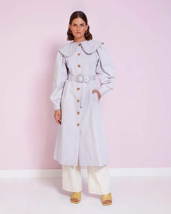 MAGALI PASCAL Gracia Trench - Cloud Grey