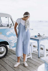 HUMIDITY LIFESTYLE, Layback Overalls, Blue