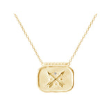Murkani, Heirloom Pendant Necklace, 18kt Yellow Gold Plate