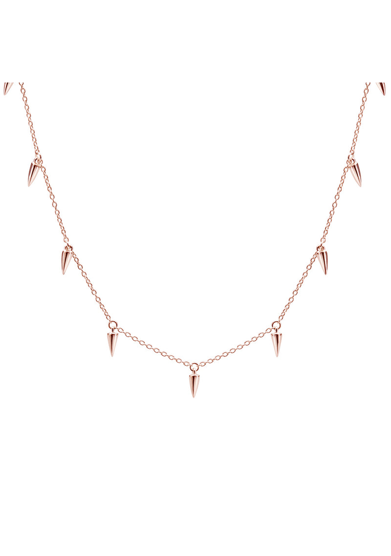 MURKANI - Sahara Daggar Choker Necklace, Rose Gold