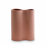 MARMOSET FOUND Ribbed Infinity Vase M - Ochre