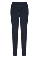 RAFFAELLO ROSSI Candy Zip Pocket Jogger Pants - Navy